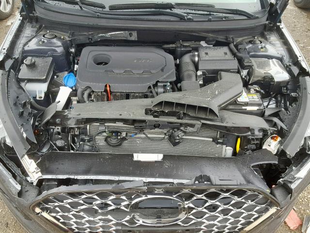 5NPE34AF9JH723891 - 2018 HYUNDAI SONATA SPO GRAY photo 7