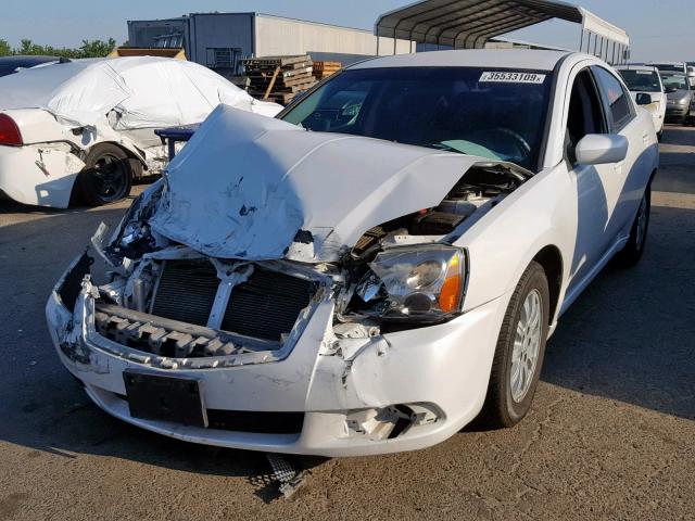 4A32B2FF5CE019268 - 2012 MITSUBISHI GALANT FE WHITE photo 2