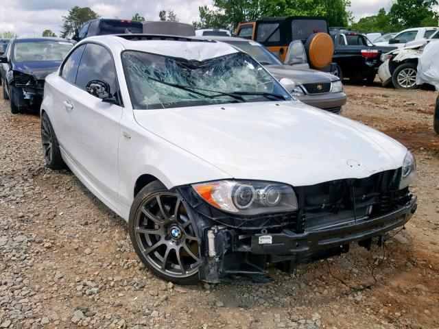 WBAUC73579VK80523 - 2009 BMW 135 I WHITE photo 1