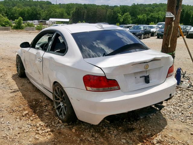 WBAUC73579VK80523 - 2009 BMW 135 I WHITE photo 3