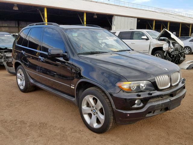 5UXFB53525LV12873 - 2005 BMW X5 4.4I BLACK photo 1