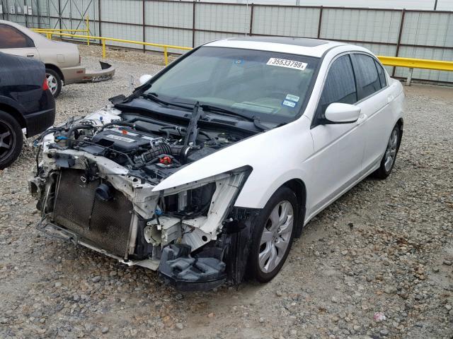 1HGCP26819A064204 - 2009 HONDA ACCORD EXL WHITE photo 2