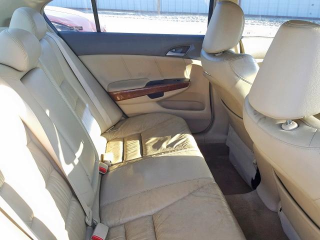 1HGCP26819A064204 - 2009 HONDA ACCORD EXL WHITE photo 6