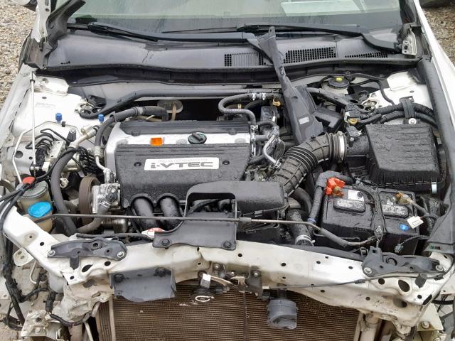 1HGCP26819A064204 - 2009 HONDA ACCORD EXL WHITE photo 7