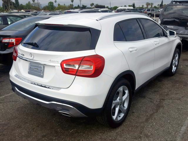 WDCTG4GB3KU002788 - 2019 MERCEDES-BENZ GLA 250 4M WHITE photo 4