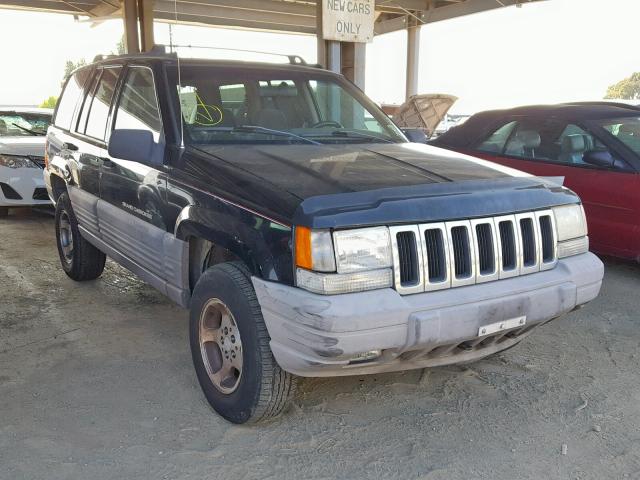 1J4GZ58S8WC338738 - 1998 JEEP GRAND CHER BLACK photo 1