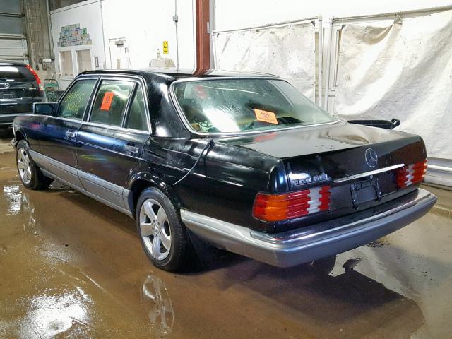 WDBCA39DXGA232495 - 1986 MERCEDES-BENZ 560 SEL BLACK photo 3