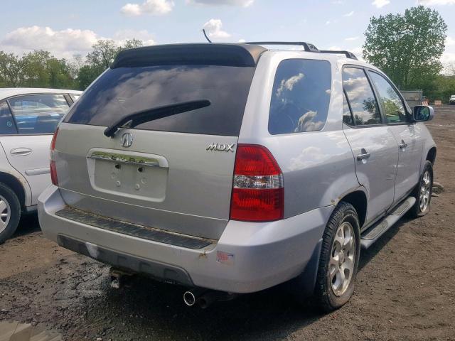 2HNYD18641H503642 - 2001 ACURA MDX TOURIN SILVER photo 4