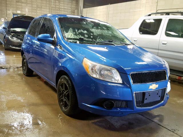 KL1TD6DE1AB126097 - 2010 CHEVROLET AVEO LS BLUE photo 1