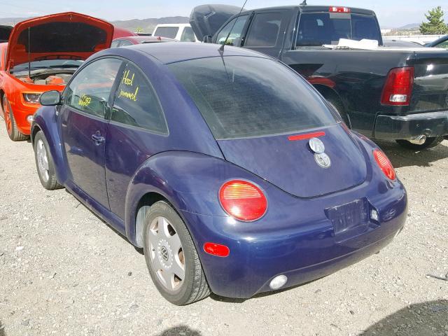 3VWCK21C51M475067 - 2001 VOLKSWAGEN NEW BEETLE Mavi foto 3