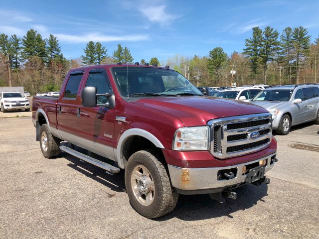 1FTWW31P15EA14814 - 2005 FORD F350 SRW S BURGUNDY photo 2