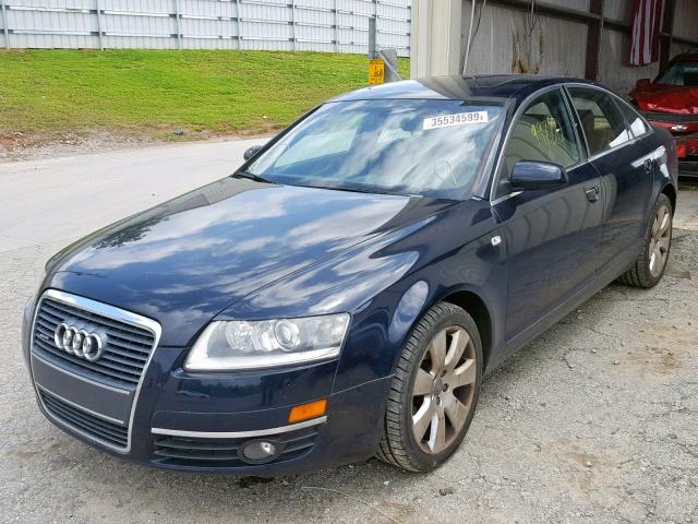 WAUDH74F16N161063 - 2006 AUDI A6 3.2 QUA BLUE photo 2