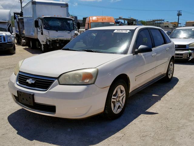 1G1ZS63826F198102 - 2006 CHEVROLET MALIBU MAX WHITE photo 2