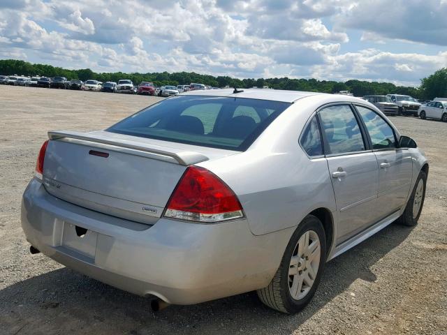 2G1WB5E31E1144505 - 2014 CHEVROLET IMPALA LIM SILVER photo 4