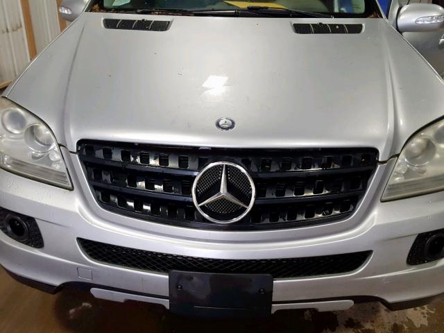 4JGBB86E66A015878 - 2006 MERCEDES-BENZ ML 350 SILVER photo 7