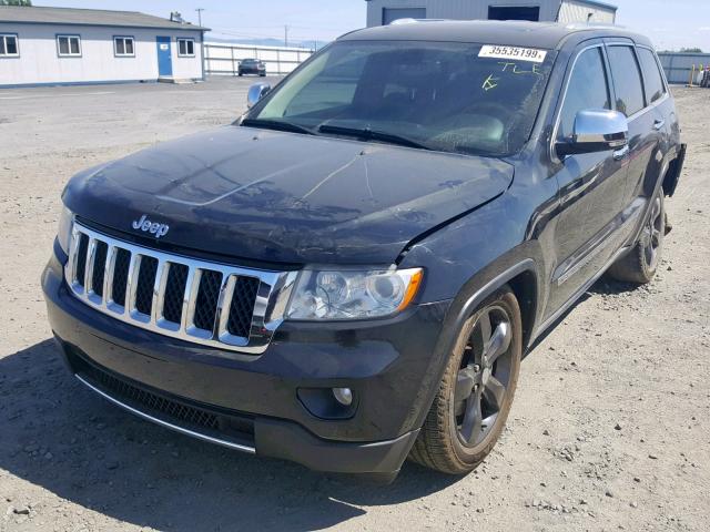 1J4RR6GT4BC563905 - 2011 JEEP GRAND CHER BLACK photo 2