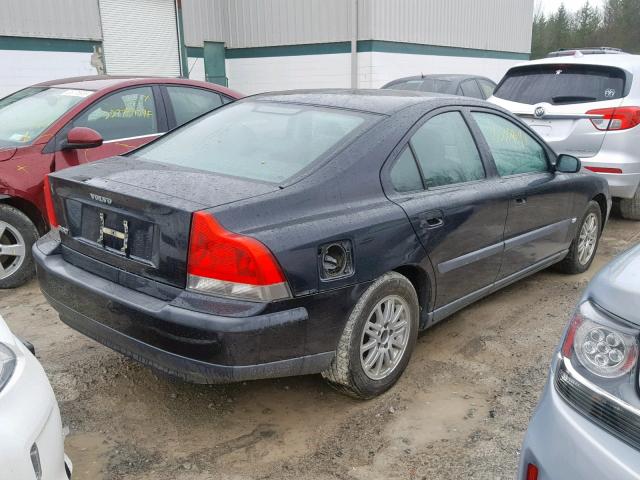 YV1RS61T742407346 - 2004 VOLVO S60 BLACK photo 4