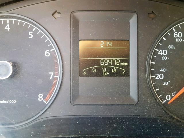 3VW2K7AJ4DM378793 - 2013 VOLKSWAGEN JETTA BASE 白色 照片 8