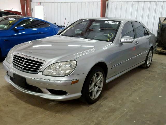 WDBNG74J23A371672 - 2003 MERCEDES-BENZ S 55 AMG SILVER photo 2
