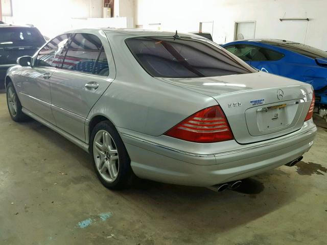 WDBNG74J23A371672 - 2003 MERCEDES-BENZ S 55 AMG SILVER photo 3