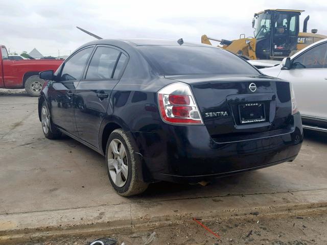 3N1AB61EX8L714117 - 2008 NISSAN SENTRA 2.0 BLACK photo 3