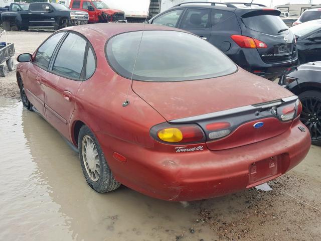 1FALP52U7VG242925 - 1997 FORD TAURUS GL RED photo 3