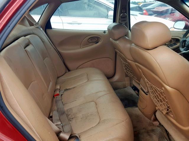 1FALP52U7VG242925 - 1997 FORD TAURUS GL RED photo 6