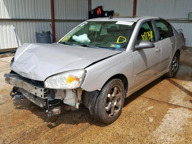 1G1ZU53816F184227 - 2006 CHEVROLET MALIBU LTZ SILVER photo 2