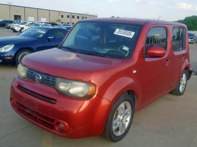 JN8AZ28R59T121244 - 2009 NISSAN CUBE BASE RED photo 2