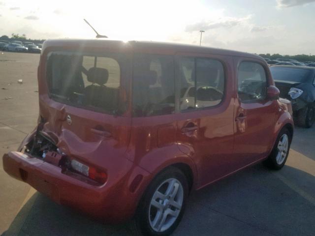 JN8AZ28R59T121244 - 2009 NISSAN CUBE BASE RED photo 4