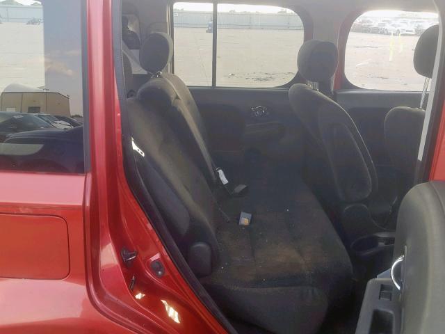 JN8AZ28R59T121244 - 2009 NISSAN CUBE BASE RED photo 6