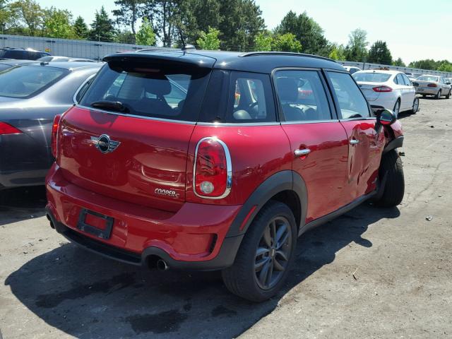 WMWZC5C53DWM15493 - 2013 MINI COOPER S C RED photo 4