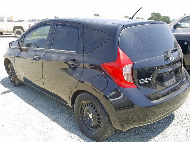 3N1CE2CP9FL401242 - 2015 NISSAN VERSA NOTE BLACK photo 3