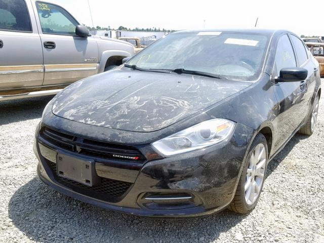 1C3CDFBH0DD153519 - 2013 DODGE DART SXT BLACK photo 2