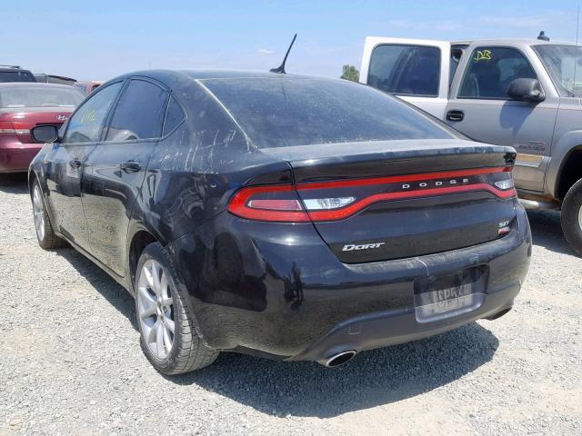 1C3CDFBH0DD153519 - 2013 DODGE DART SXT BLACK photo 3