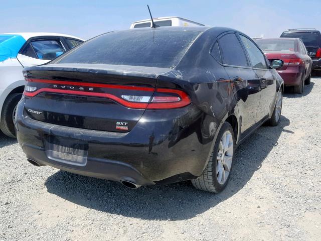 1C3CDFBH0DD153519 - 2013 DODGE DART SXT BLACK photo 4