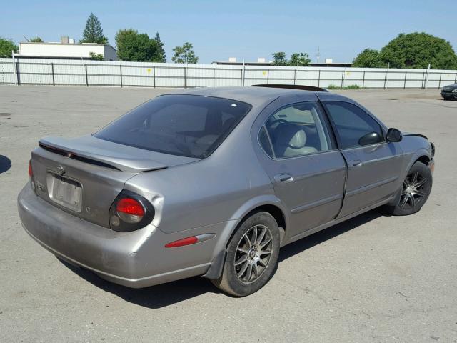 JN1CA31D81T820875 - 2001 NISSAN MAXIMA GXE SILVER photo 4