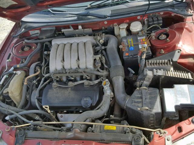 4C3AU52N6XE025452 - 1999 CHRYSLER SEBRING LX RED photo 7