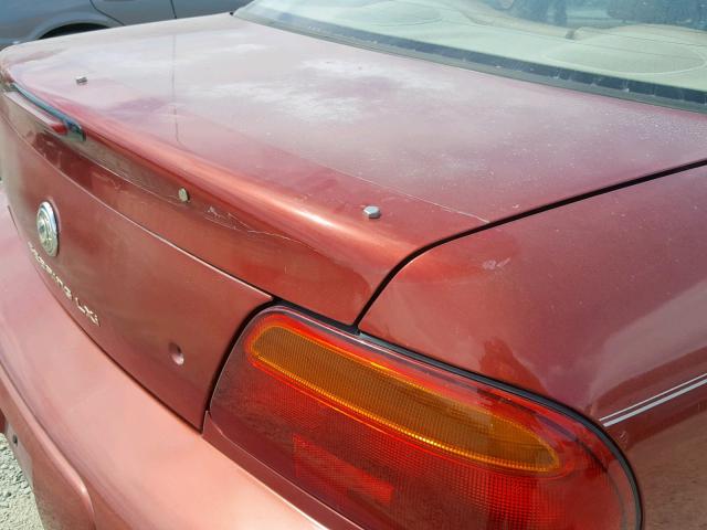 4C3AU52N6XE025452 - 1999 CHRYSLER SEBRING LX RED photo 9