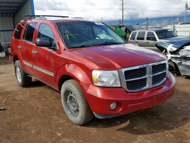 1D8HB48N88F121373 - 2008 DODGE DURANGO SL BURGUNDY photo 1