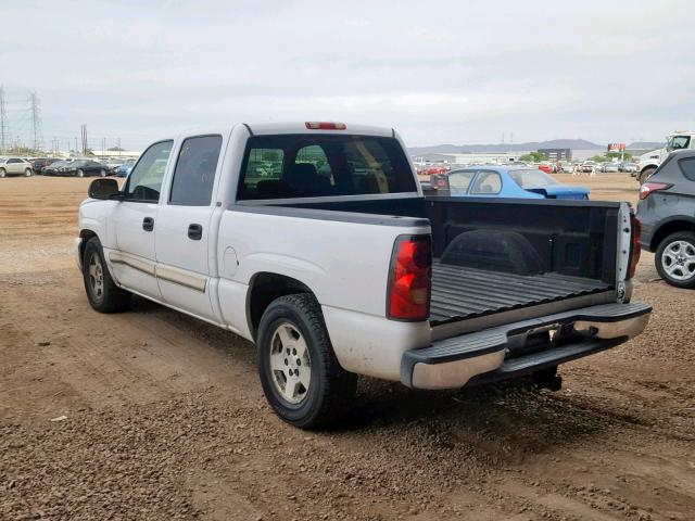 2GCEC13Z861266814 - 2006 CHEVROLET SILVERADO WHITE photo 3