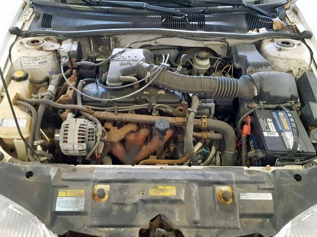 1G1JF5247Y7458100 - 2000 CHEVROLET CAVALIER L WHITE photo 7