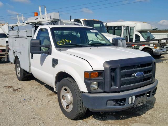 1FDSF30568EC15526 - 2008 FORD F350 SRW S WHITE photo 1