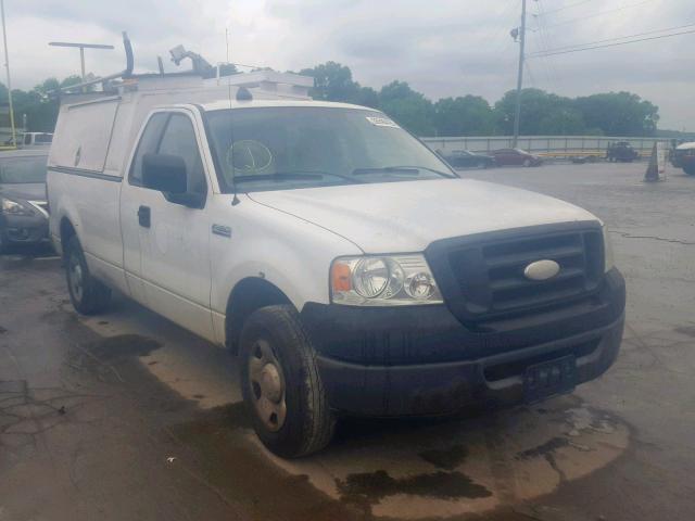 1FTRF12207KD42332 - 2007 FORD F150 WHITE photo 1