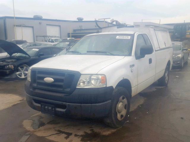 1FTRF12207KD42332 - 2007 FORD F150 WHITE photo 2