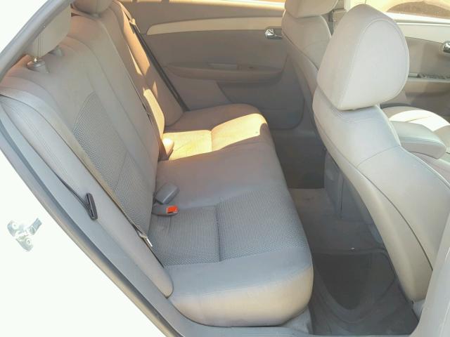 1G1ZC5E07CF113118 - 2012 CHEVROLET MALIBU 1LT WHITE photo 6