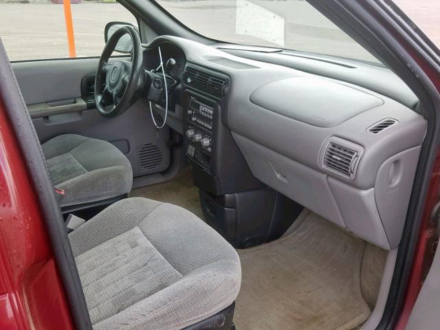 1GMDU03E54D163363 - 2004 PONTIAC MONTANA RED photo 5