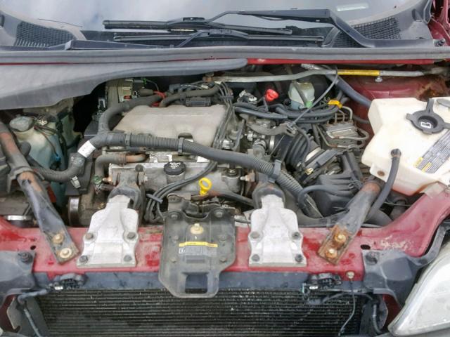 1GMDU03E54D163363 - 2004 PONTIAC MONTANA RED photo 7