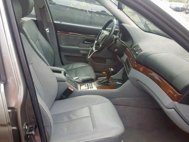 WBADR63472GN92139 - 2002 BMW 540 IT AUT GRAY photo 5