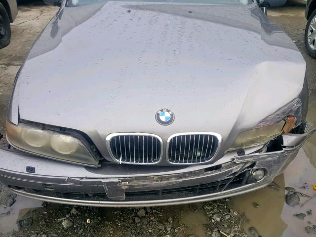 WBADR63472GN92139 - 2002 BMW 540 IT AUT GRAY photo 7